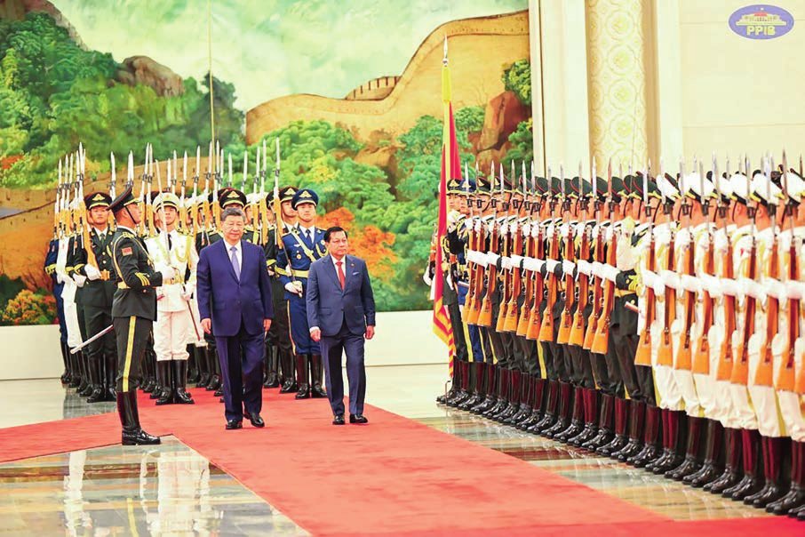 Pyidaungsu Hluttaw Speaker receives Indian Ambassador