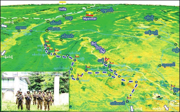 ミャンマー国軍、ミャンマー・インド友好ハイウェイ再開へ進軍