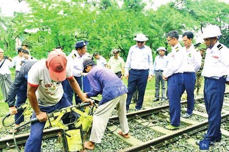 Myitkyina-Mohnyin Railway Tracks July Reopening