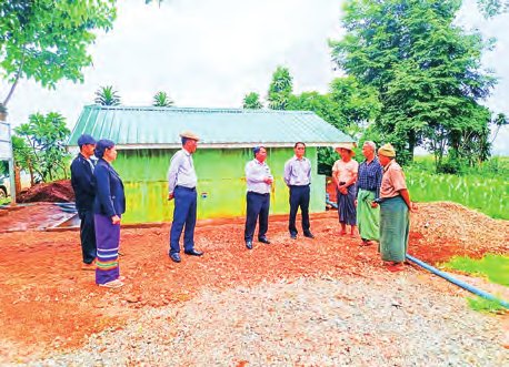 Nawnghkio’s rural water supply work completed