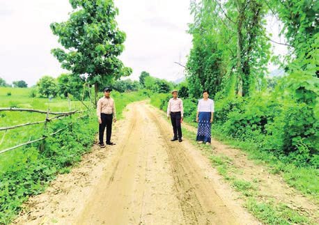 Kanma’s gravel surfacing work inspected