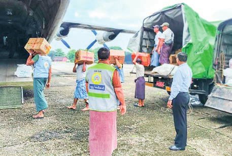 Relief supplies for Chin State rehabilitation arrive in Kalay