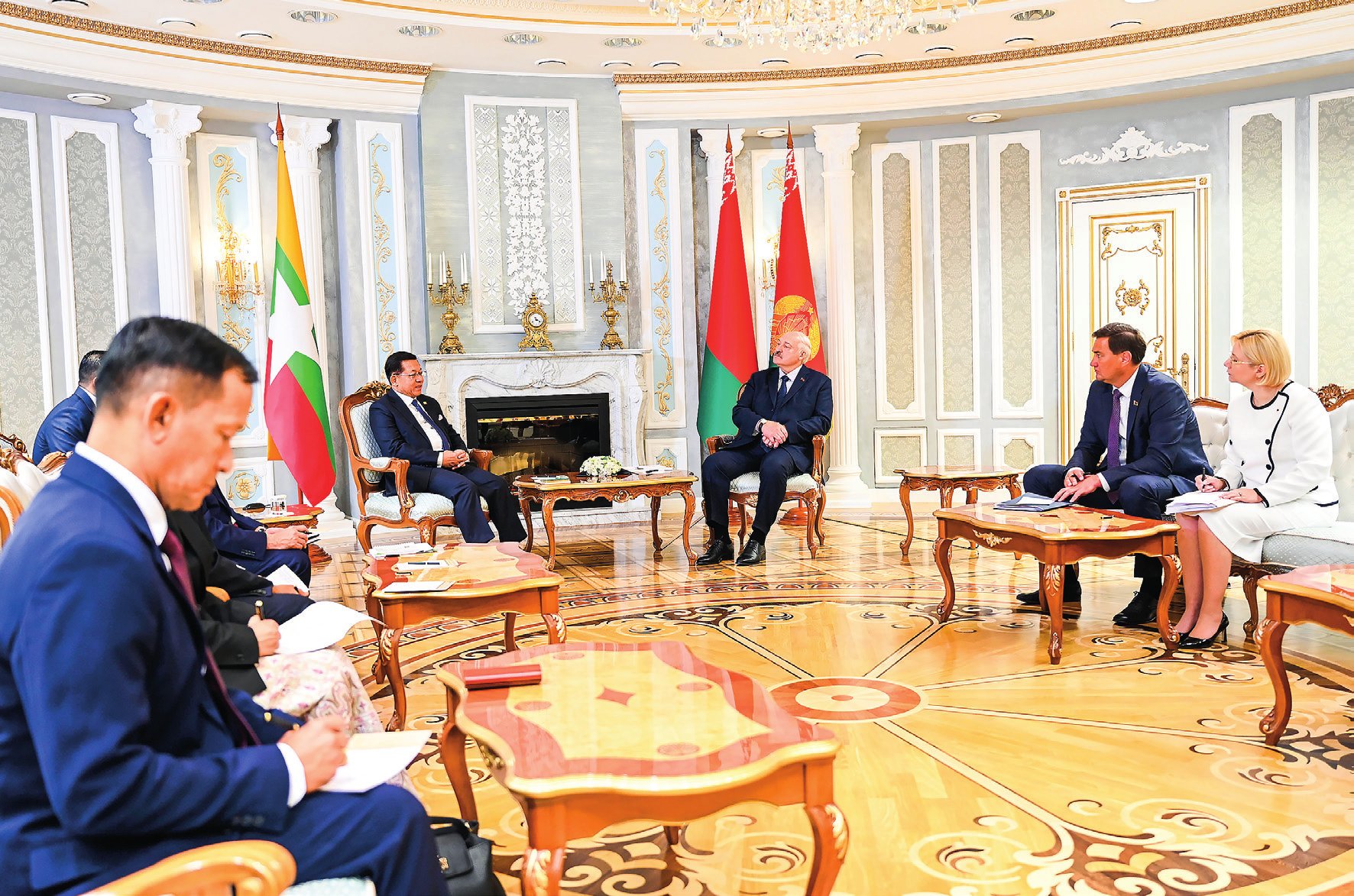 Myanmar-Belarus State-level bilateral meeting held in Minsk; 9 agreements signed