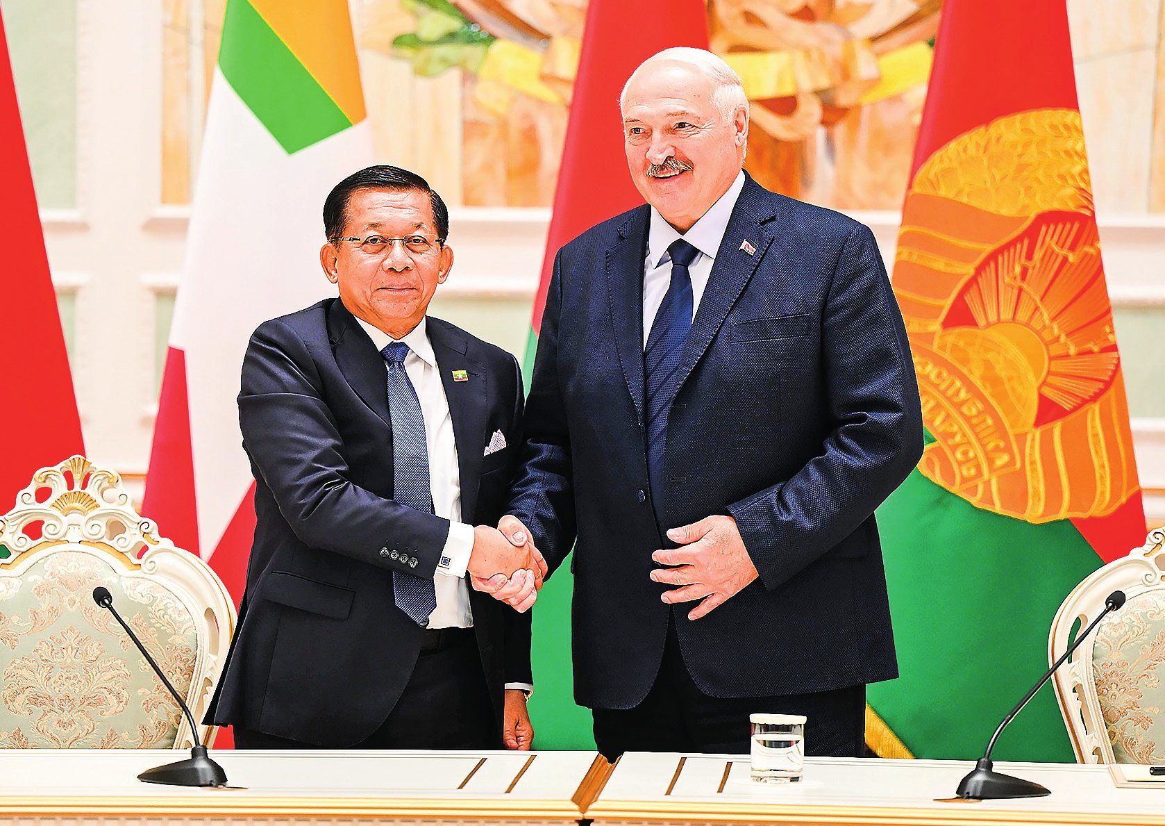 President U Min Aung Hlaing Opens Myanmar Embassy in Minsk