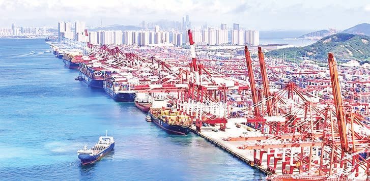 Yangon Port handles 457 container vessels in Jan-Aug