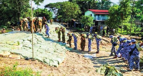 Water inflow control measures underway following subsidence of Ngawun embankment