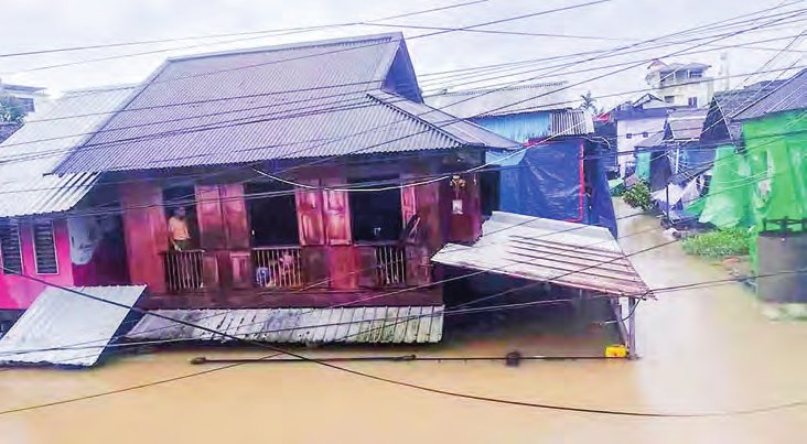 Relentless rains flood Taninthayi, submerging over 40 villages