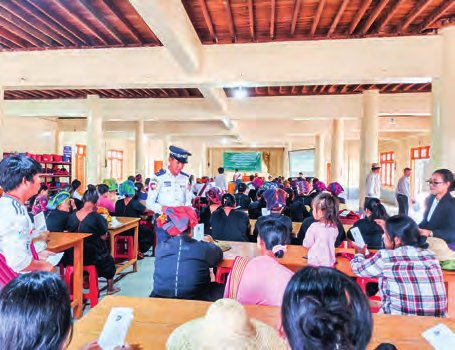 Taunggyi holds public awareness talk in Hamsi Model Village