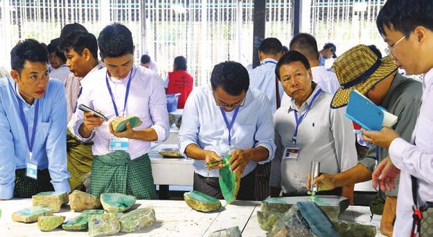 Myanma Gems Emporium sells 463 jade lots on 7th day