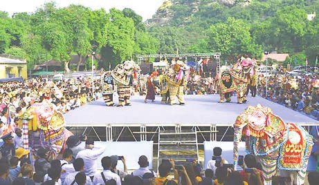 142 figures to participate in traditional elephant dance show in Kyaukse